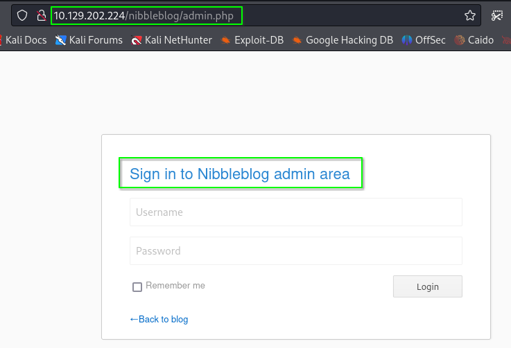Admin Page