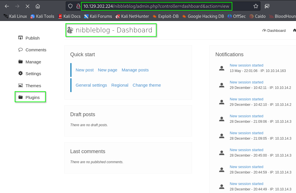 Dashboard