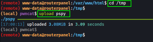 Upload PSPY