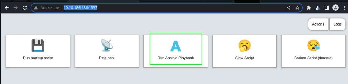 Run Ansible Playbook