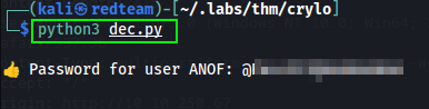 Decrypt Password