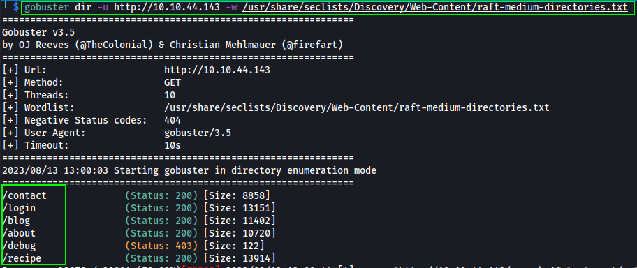 Directory Enumeration