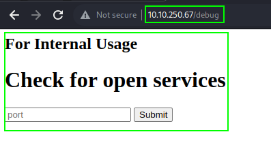 Enter a Port Number