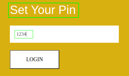 Set Pin Number