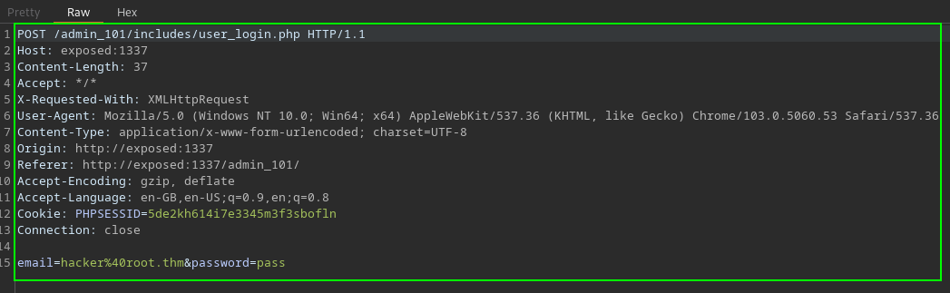 Login Request