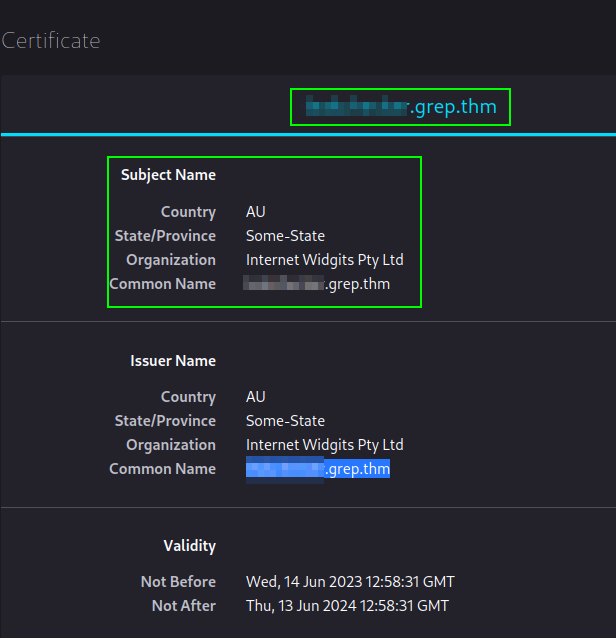 SSL Cert Info