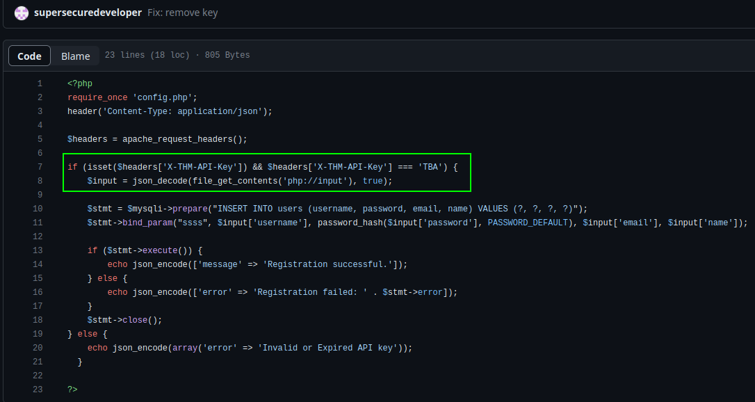 Register PHP
