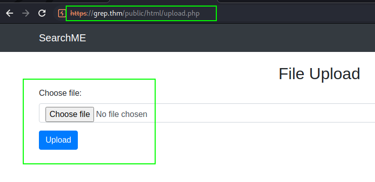 Upload Page