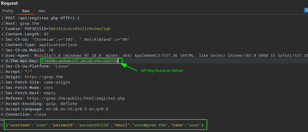 Register With New API Key