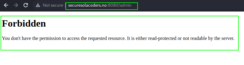 Forbidden Admin