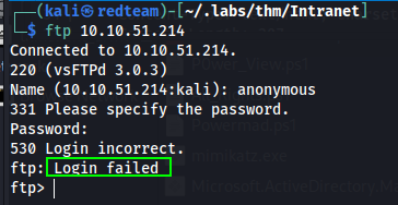 FTP Denied