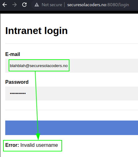 Invalid Message