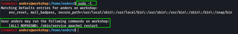 Sudo Permissions
